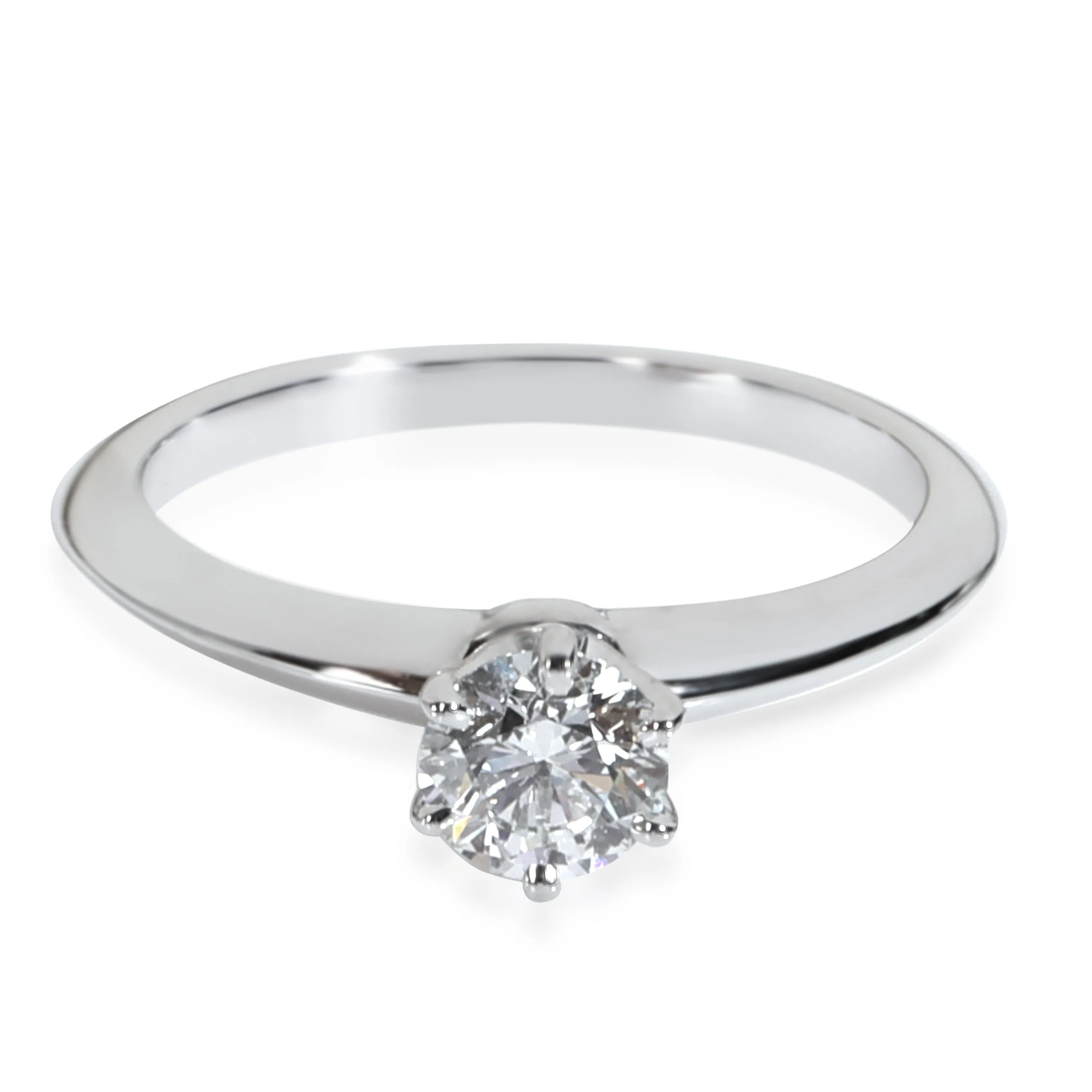 0.47 ct Round Brilliant Diamond Solitaire Engagement Ring