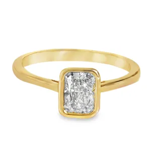 1 ctw Yellow Gold Lab-Grown Diamond Ring