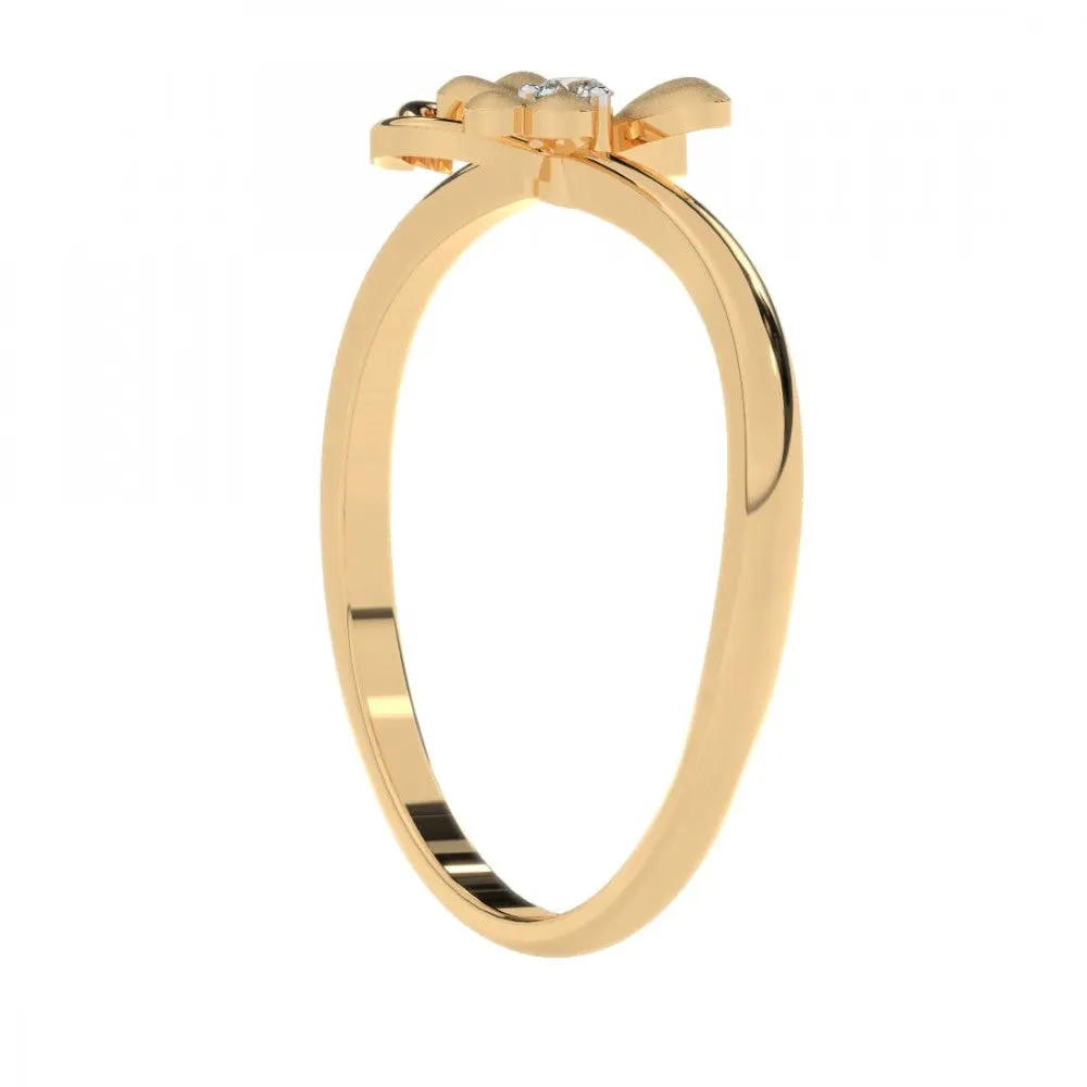 14KT (585) Yellow Gold Ring For Women