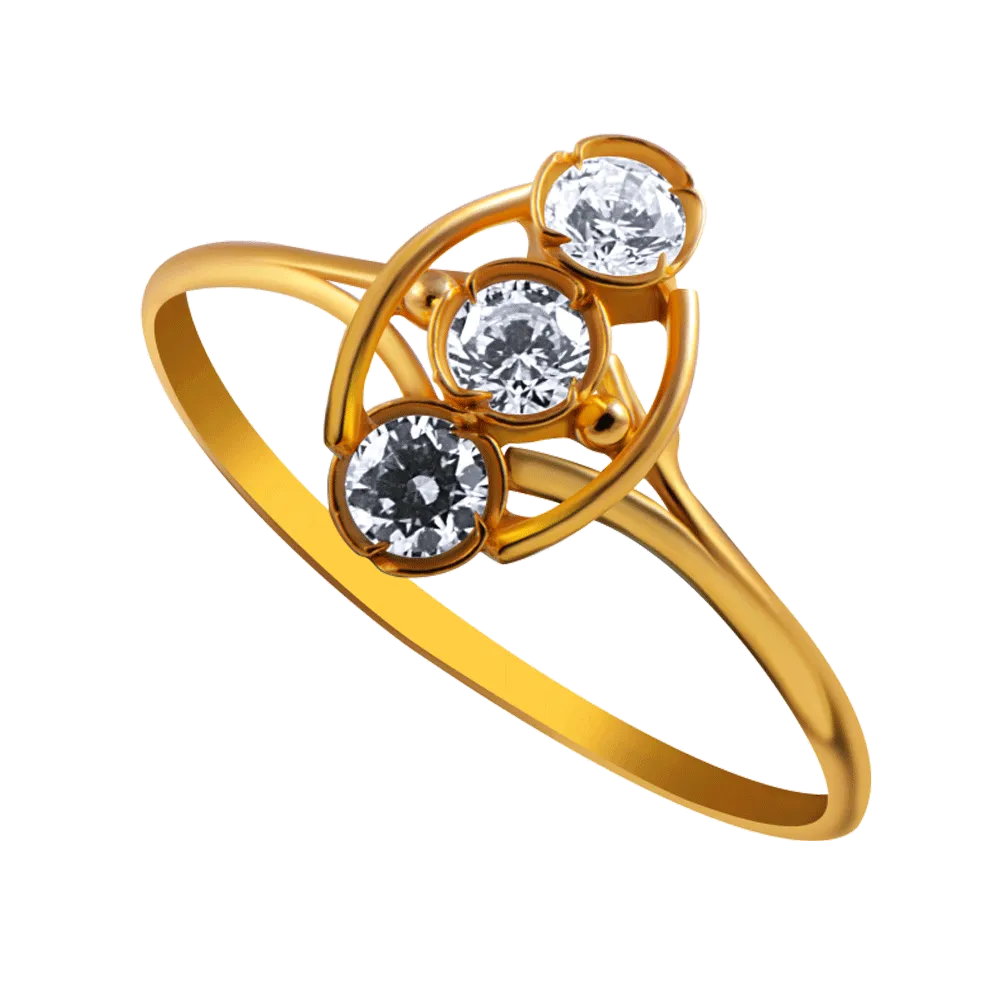14KT (585) Yellow Gold Ring For Women