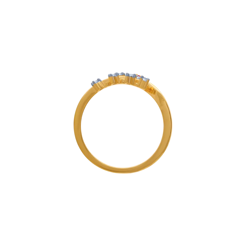 14KT (585) Yellow Gold Ring For Women