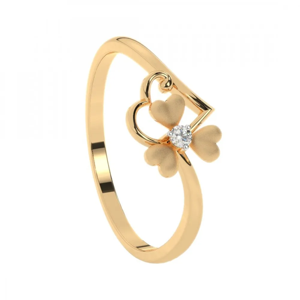 14KT (585) Yellow Gold Ring For Women