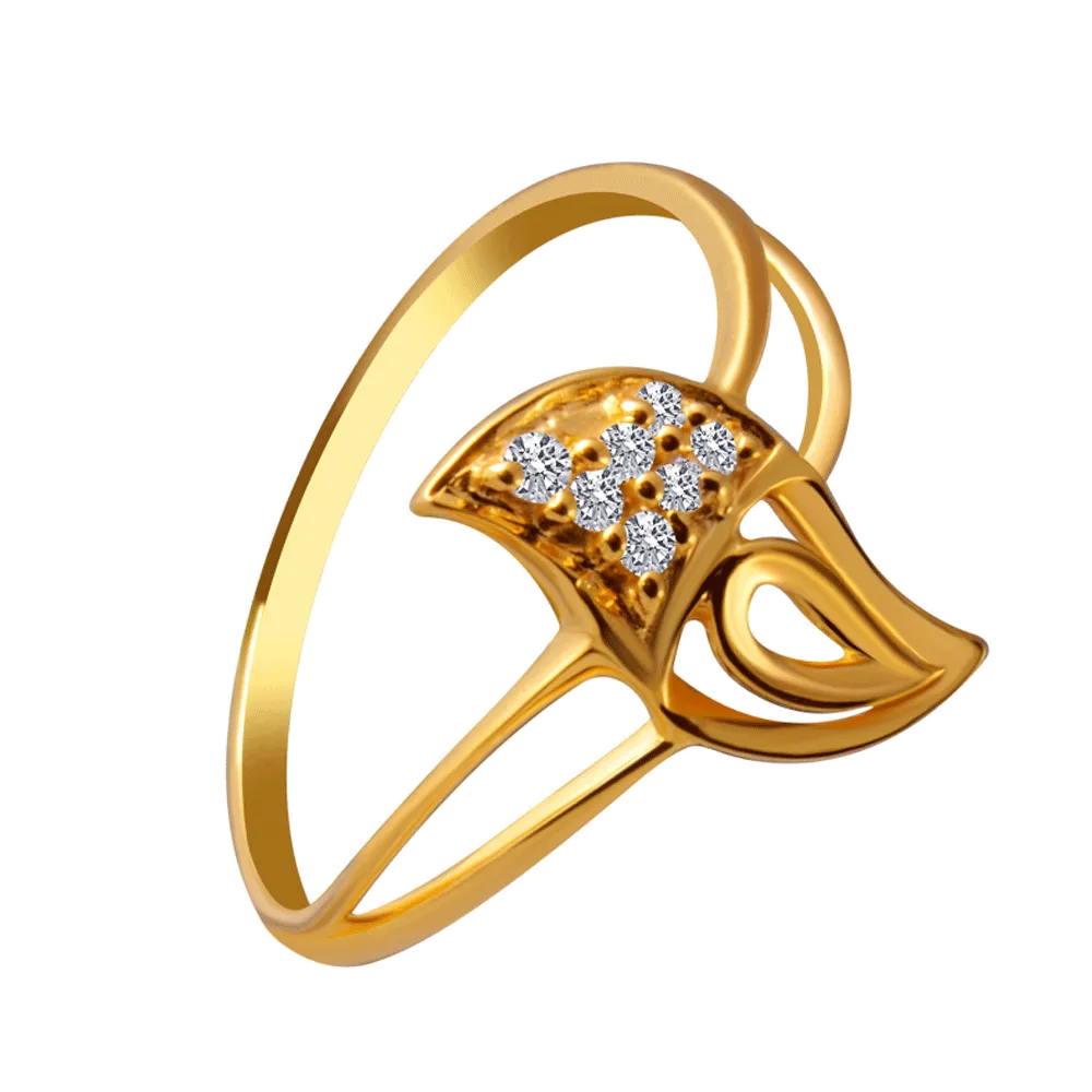 14KT (585) Yellow Gold Ring For Women