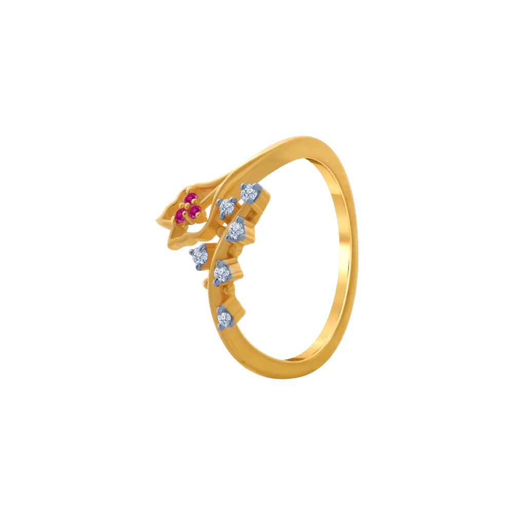14KT (585) Yellow Gold Ring For Women