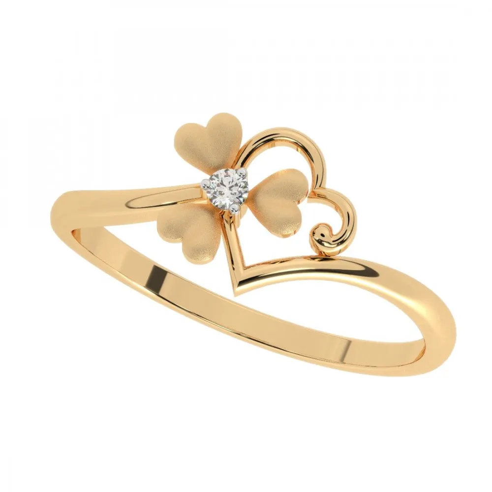 14KT (585) Yellow Gold Ring For Women