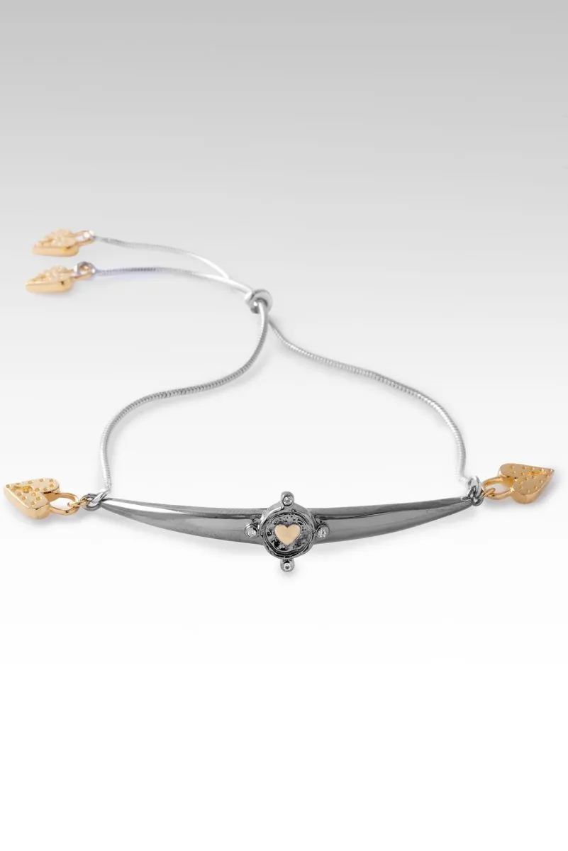 18K Gold Love So Sweet Bracelet? in White Zircon