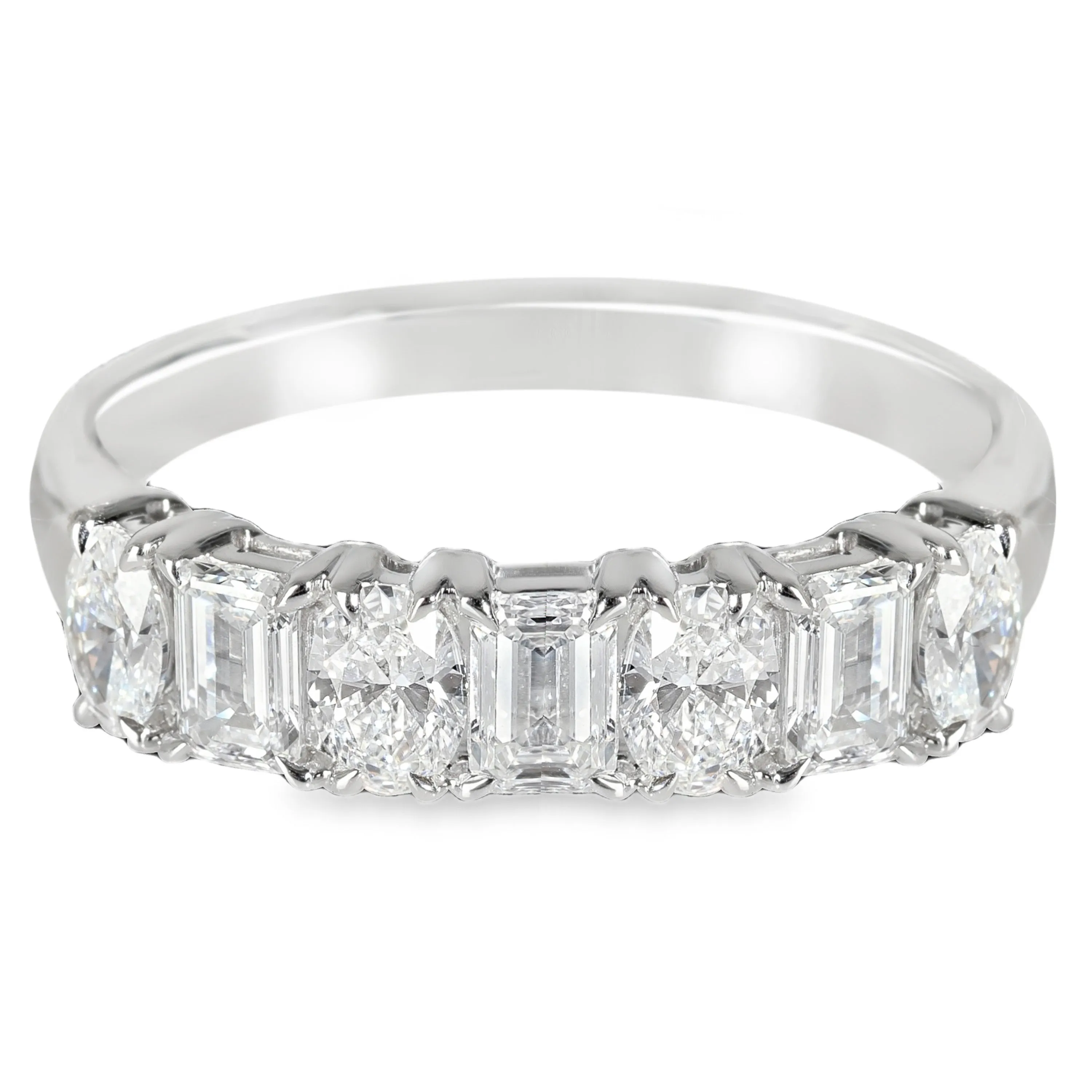 1.99 ctw White Gold Lab-Grown Diamond Wedding Band