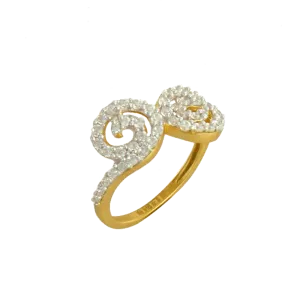 22KT Yellow Gold Ring For Women