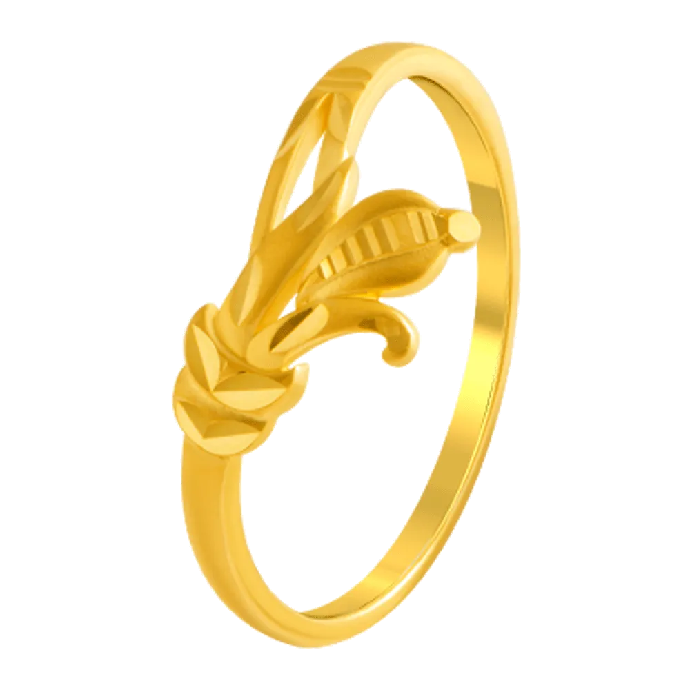 22KT Yellow Gold Ring For Women