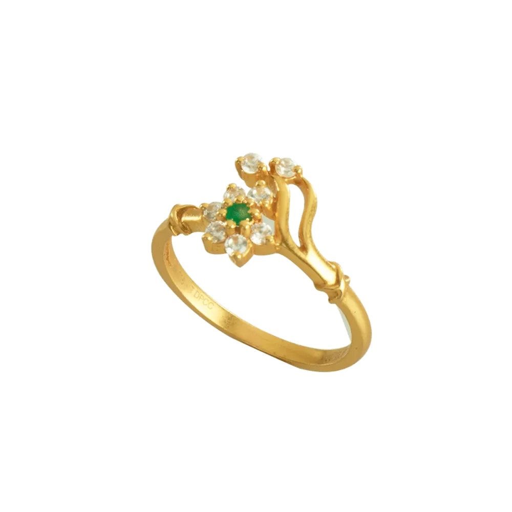 22KT Yellow Gold Ring For Women