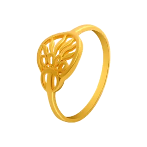 22KT Yellow Gold Ring For Women