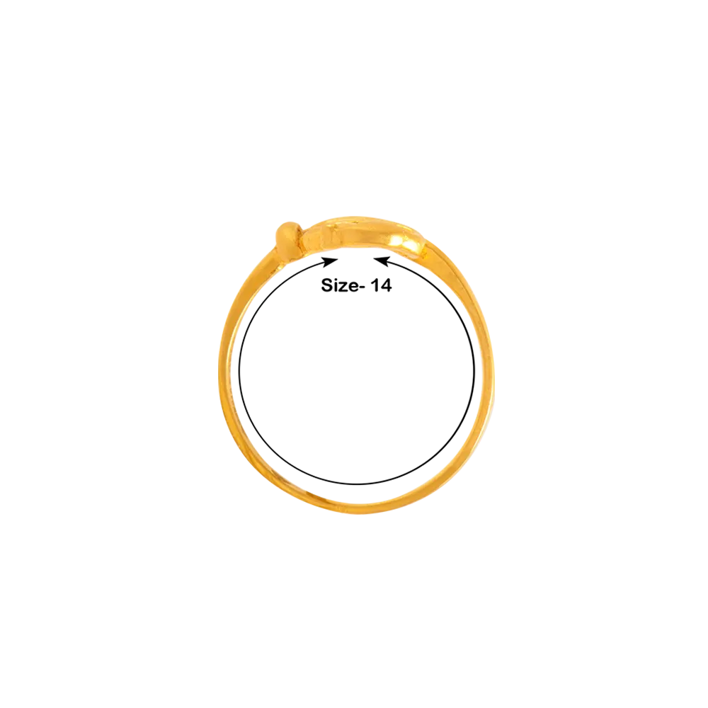 22KT Yellow Gold Ring For Women