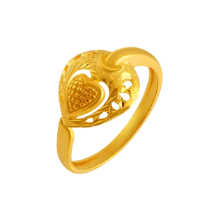 22KT Yellow Gold Ring For Women