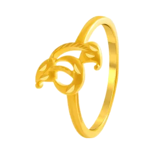22KT Yellow Gold Ring For Women