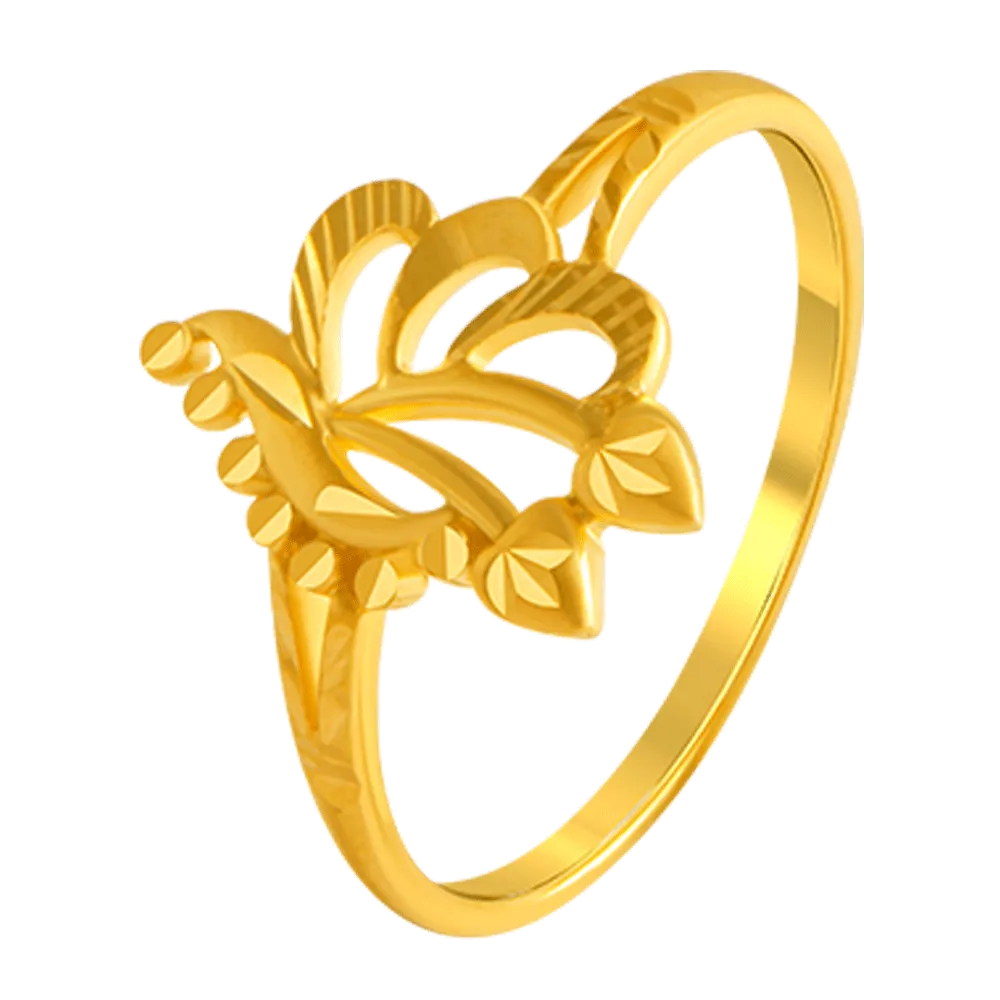 22KT Yellow Gold Ring For Women