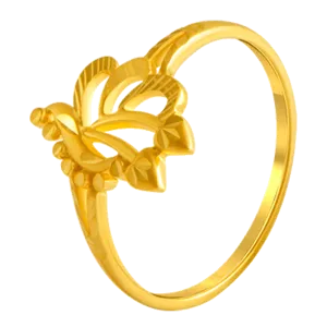 22KT Yellow Gold Ring For Women