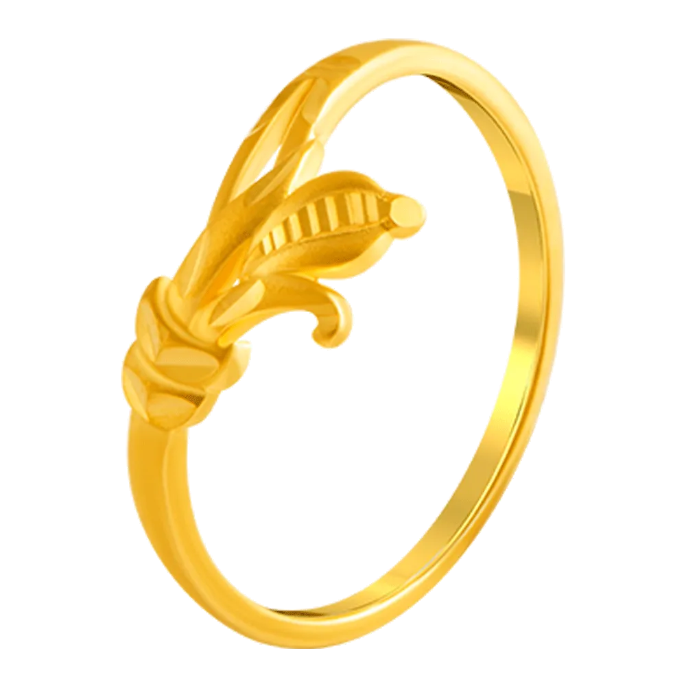 22KT Yellow Gold Ring For Women