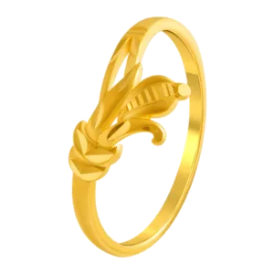 22KT Yellow Gold Ring For Women