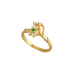 22KT Yellow Gold Ring For Women