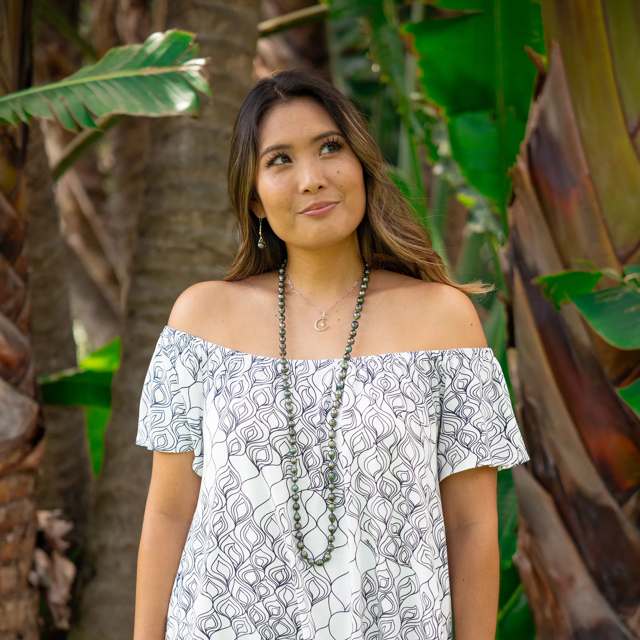 38-41" Tahitian Black Pearl Strand - 8-10mm