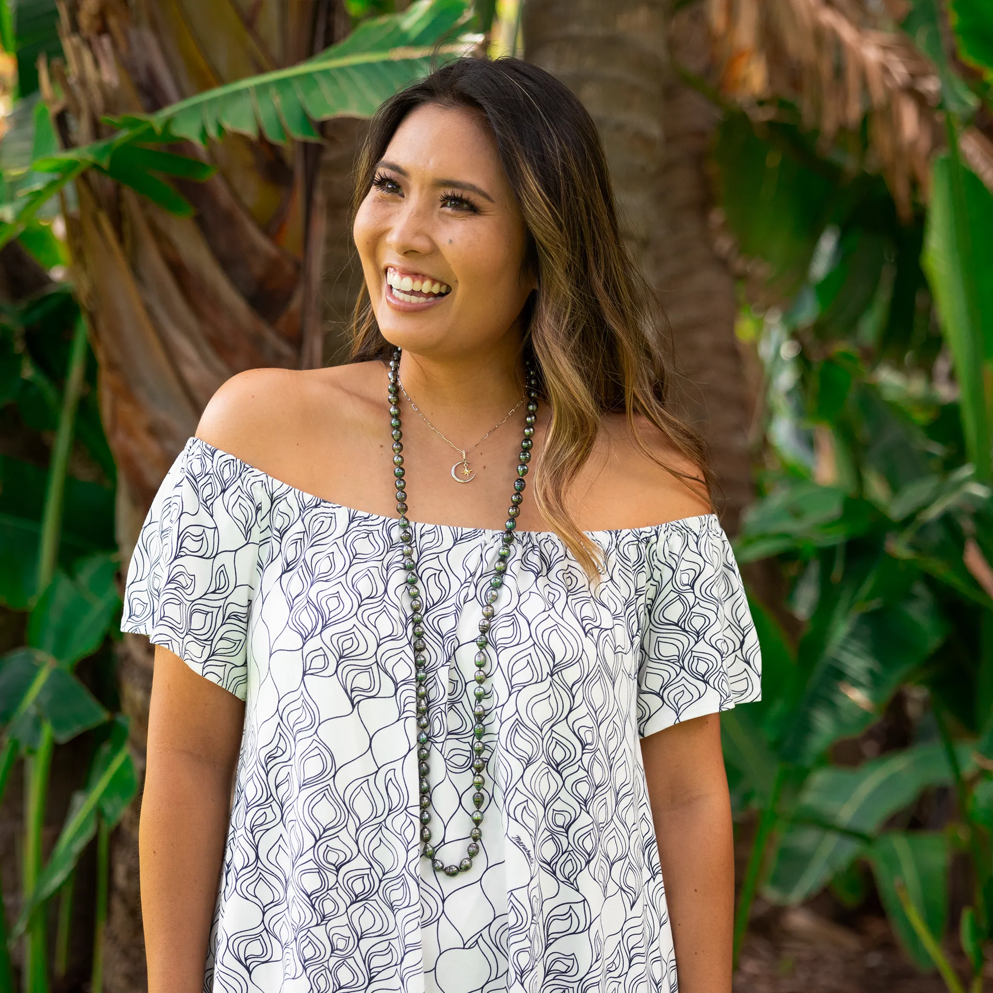 38-41" Tahitian Black Pearl Strand - 8-10mm