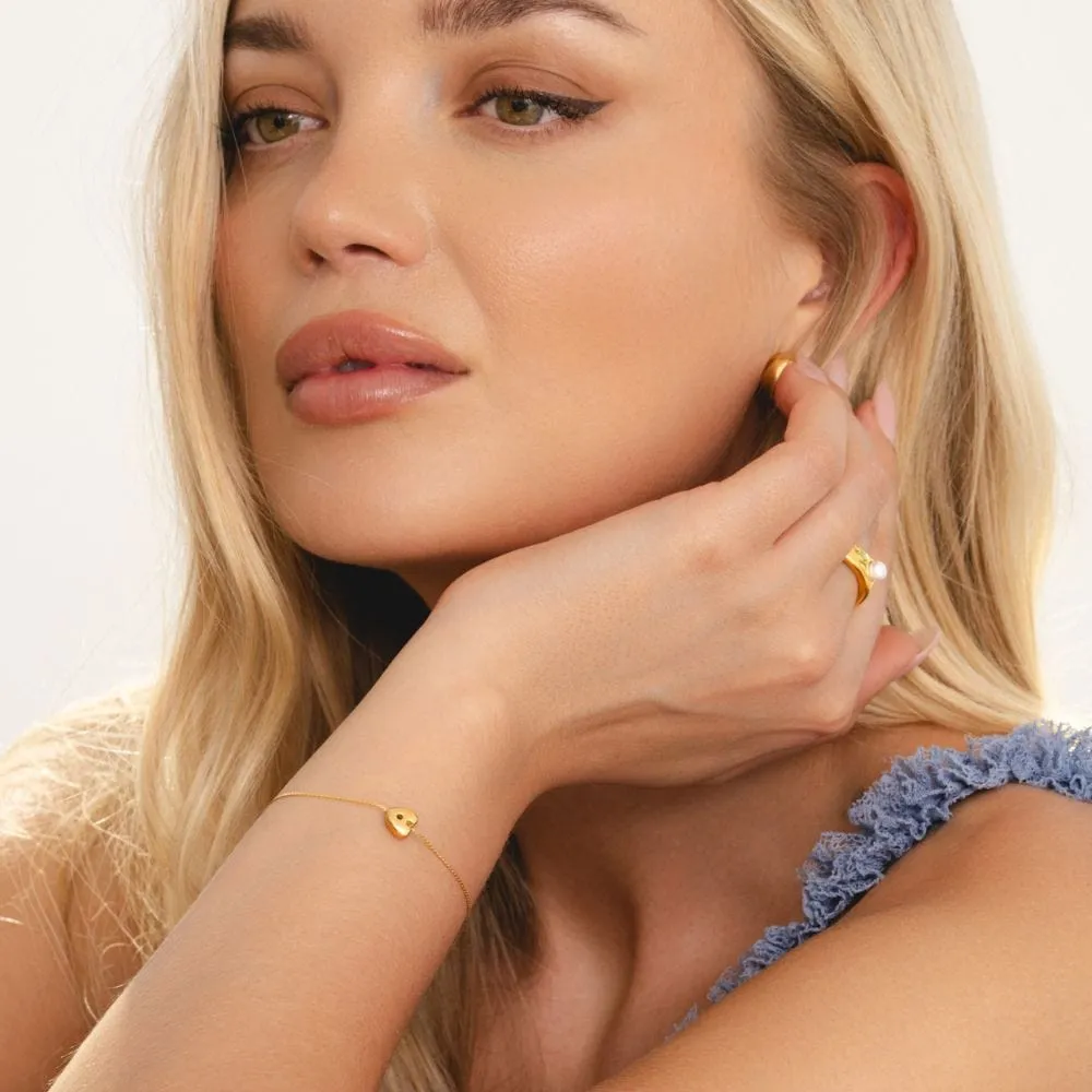 All About Me Initial Bracelet