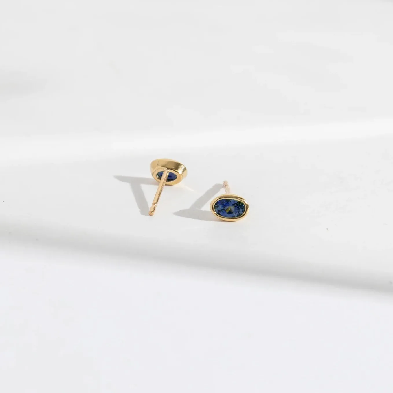 Ana Earrings with Sapphires