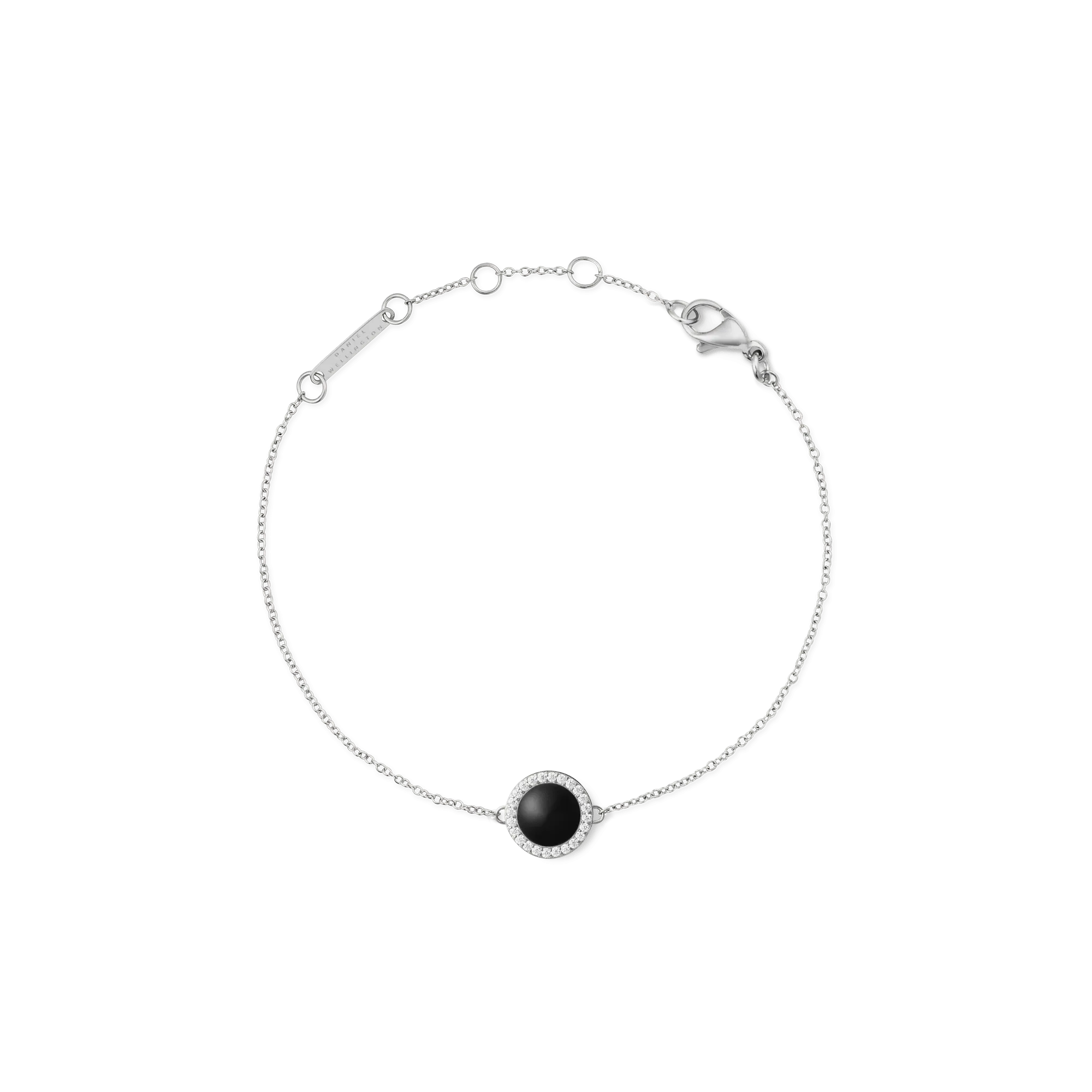 Audrey Bracelet Black Agathe Silver