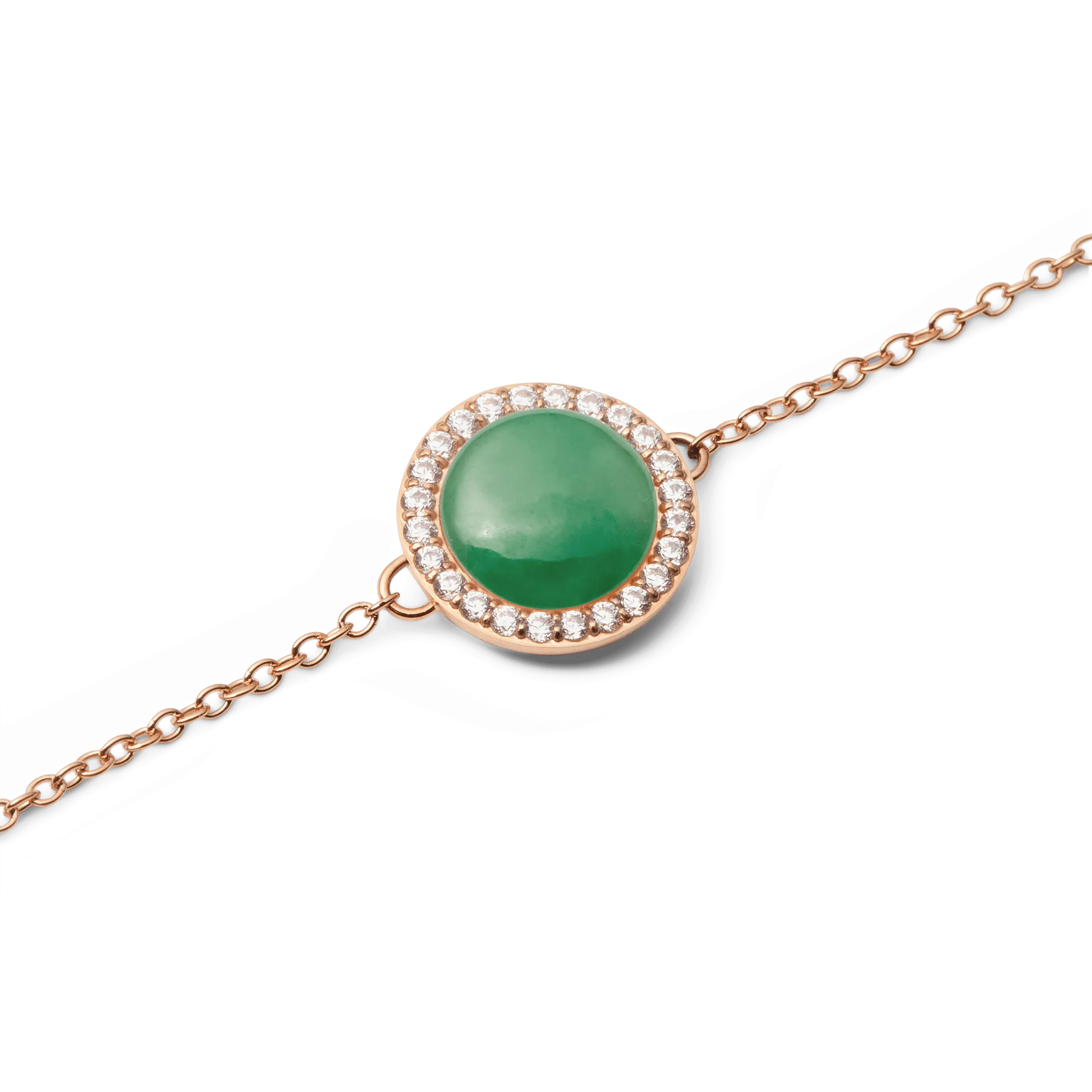 Audrey Bracelet Jade Rose Gold