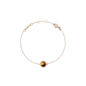 Audrey Bracelet Tiger Eye Rose Gold