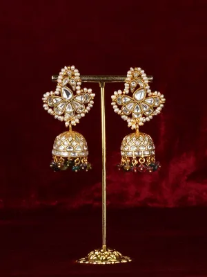 Basra Edit - Real Pearls Multicolor Gold Plated Mishr Earrings - MR-E302