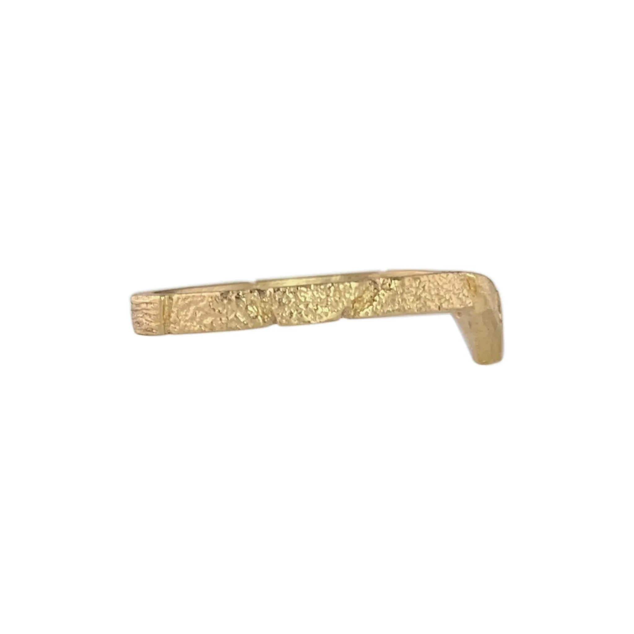 Bedrock Contour Band with 3 Diamonds