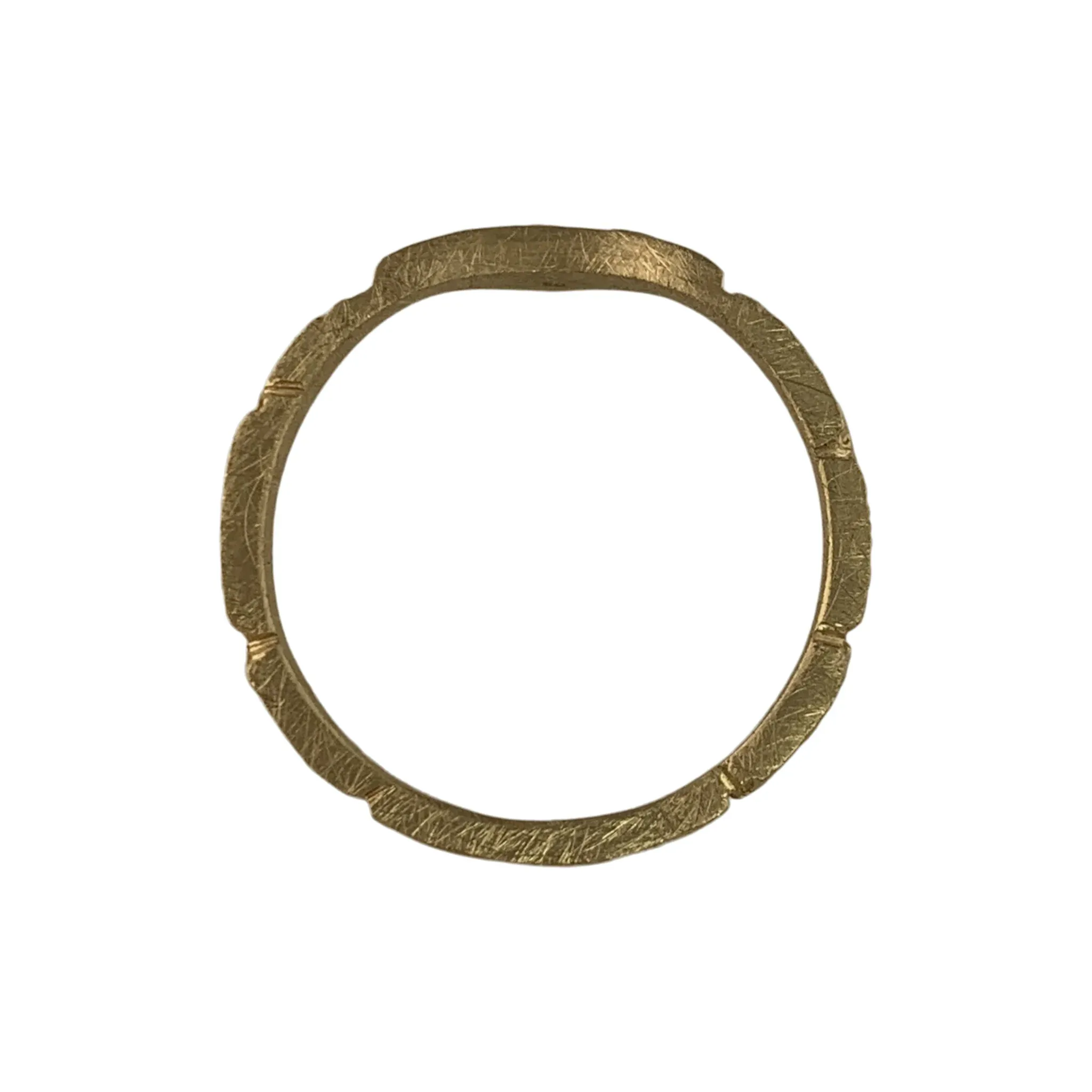 Bedrock Contour Band with 3 Diamonds