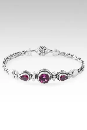 Beloved and Chosen Bracelet? in Pink Fluorite & Rhodolite Garnet