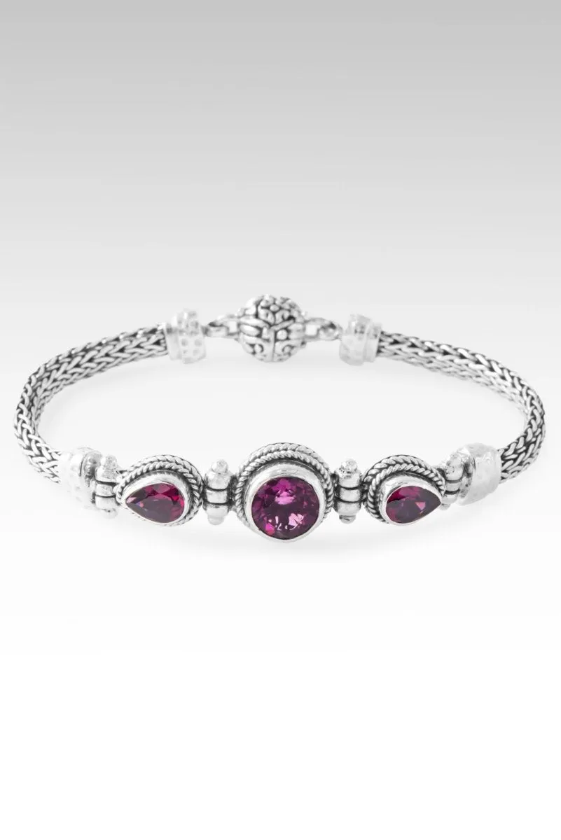 Beloved and Chosen Bracelet? in Pink Fluorite & Rhodolite Garnet