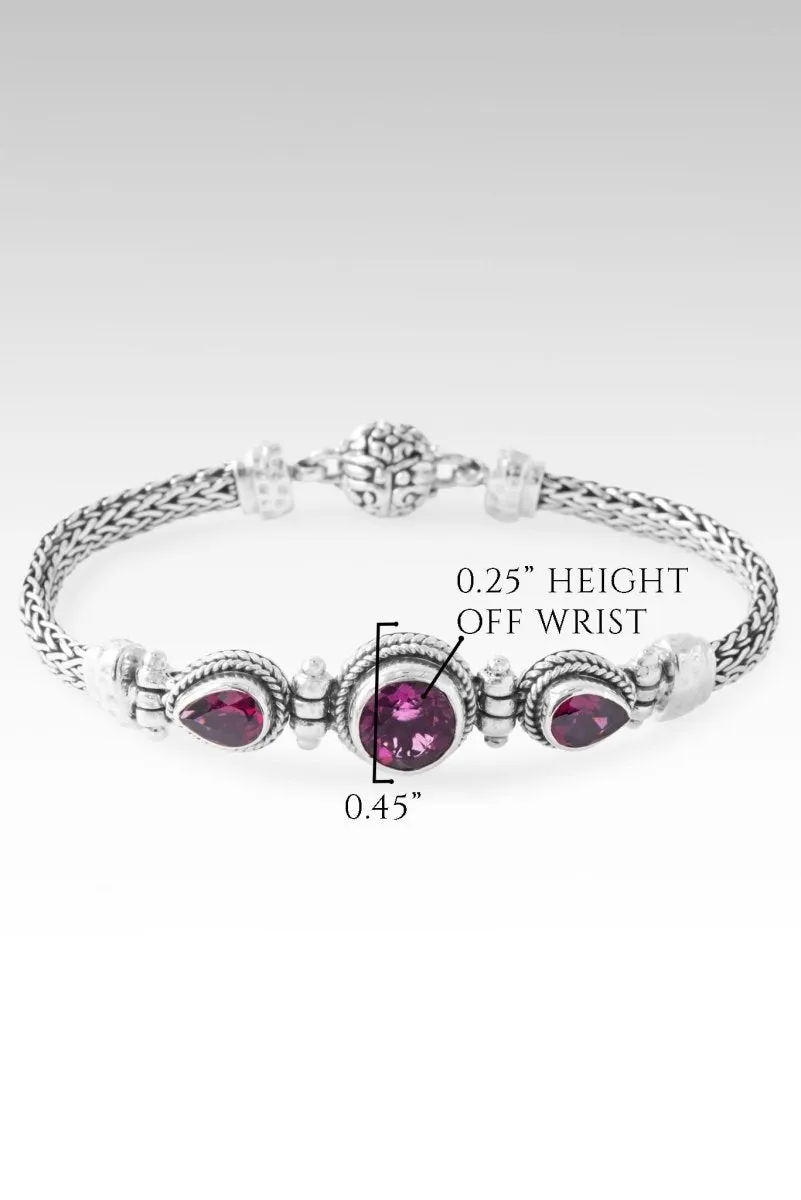 Beloved and Chosen Bracelet? in Pink Fluorite & Rhodolite Garnet
