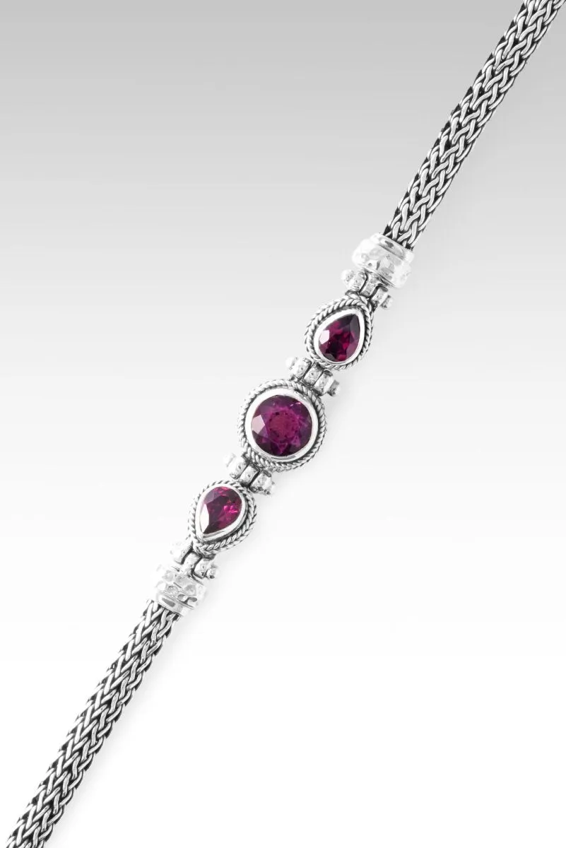 Beloved and Chosen Bracelet? in Pink Fluorite & Rhodolite Garnet
