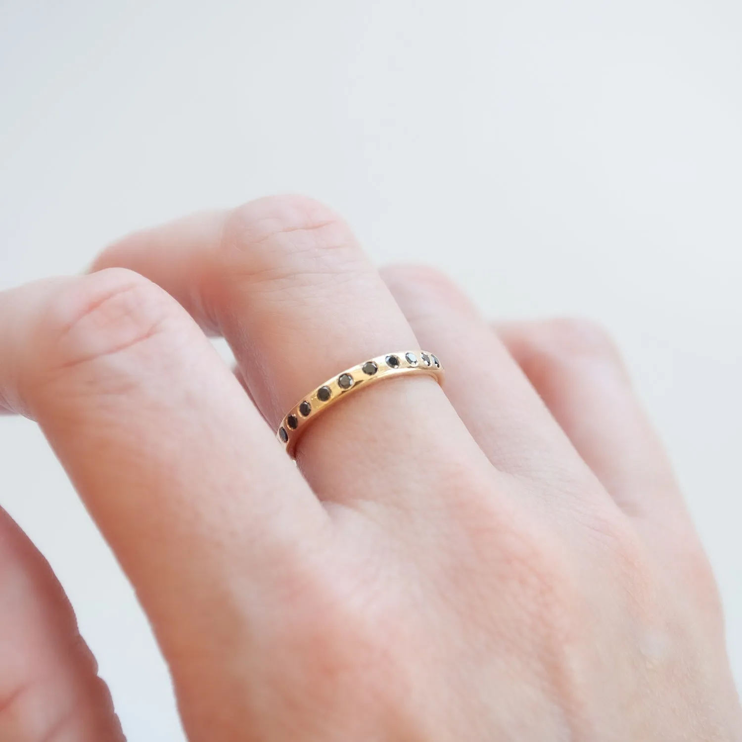 Black Diamond Eternity Band