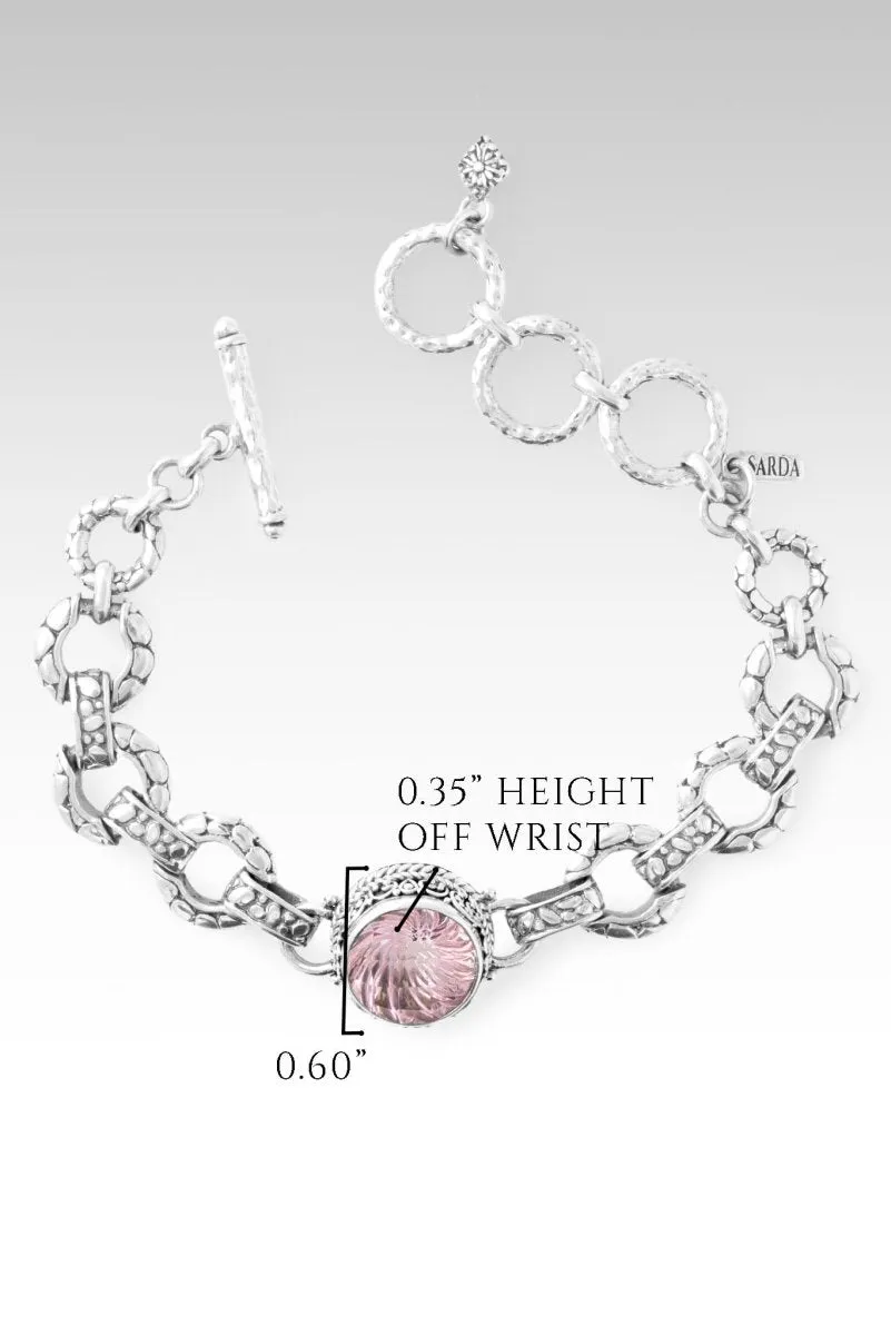 Blessings Persist Bracelet? in Pink Cashmere? Mystic Quartz