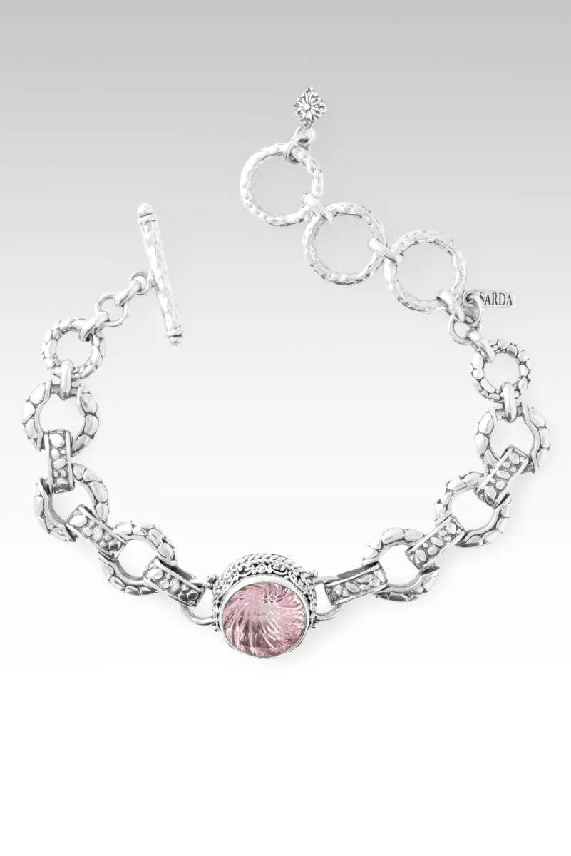 Blessings Persist Bracelet? in Pink Cashmere? Mystic Quartz