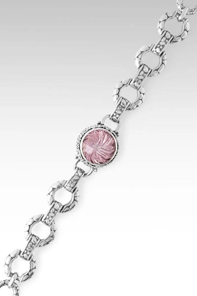 Blessings Persist Bracelet? in Pink Cashmere? Mystic Quartz