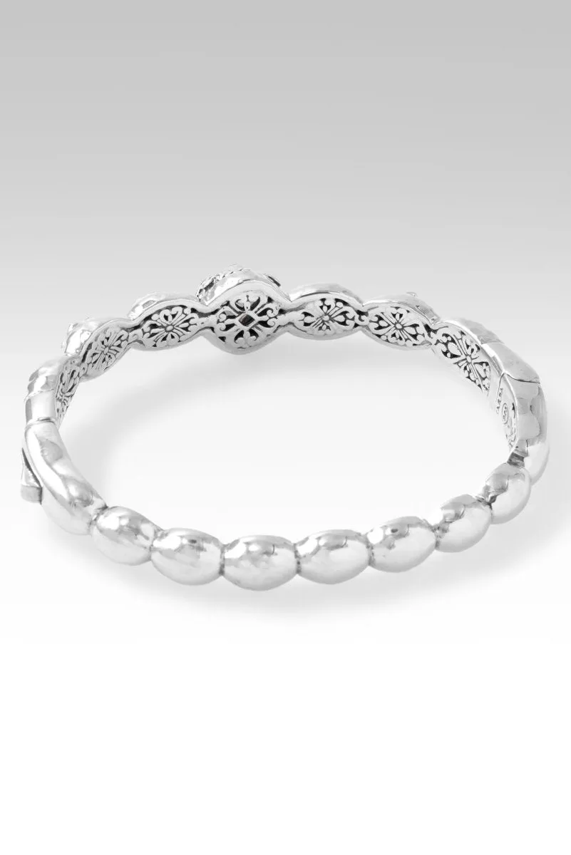 Blooming Joy Bangle? in Chrome Chameleon? Mystic Quartz