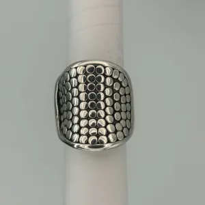 Bohemian Thai 925 Sterling Silver Concave Ring