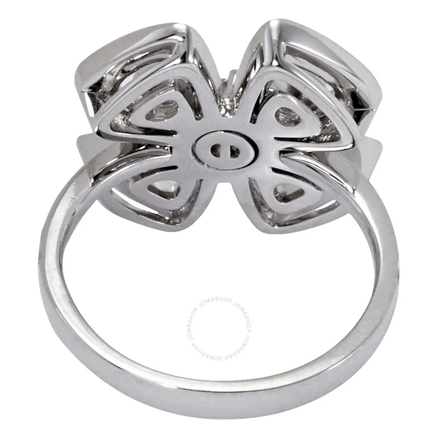 BVLGARI Fiorever Ladies 18k White Gold 0.64 CT Diamond Ring,