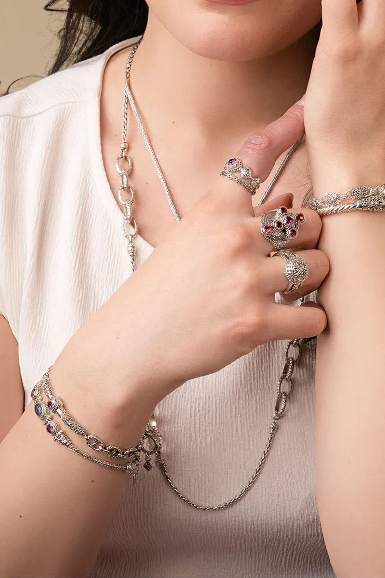 Called for a Purpose Bracelet? in Australian Opal Triplet & Rascal Pink? Mystic Topaz