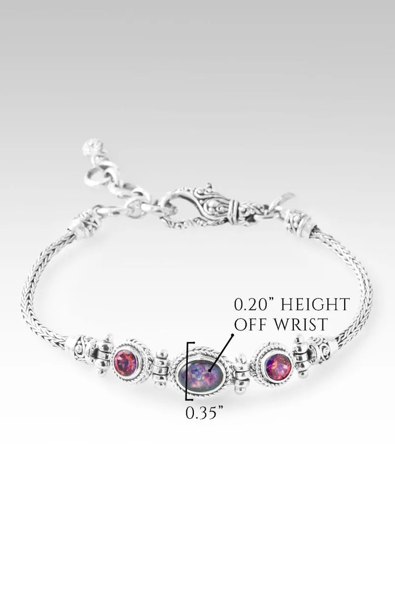Called for a Purpose Bracelet? in Australian Opal Triplet & Rascal Pink? Mystic Topaz