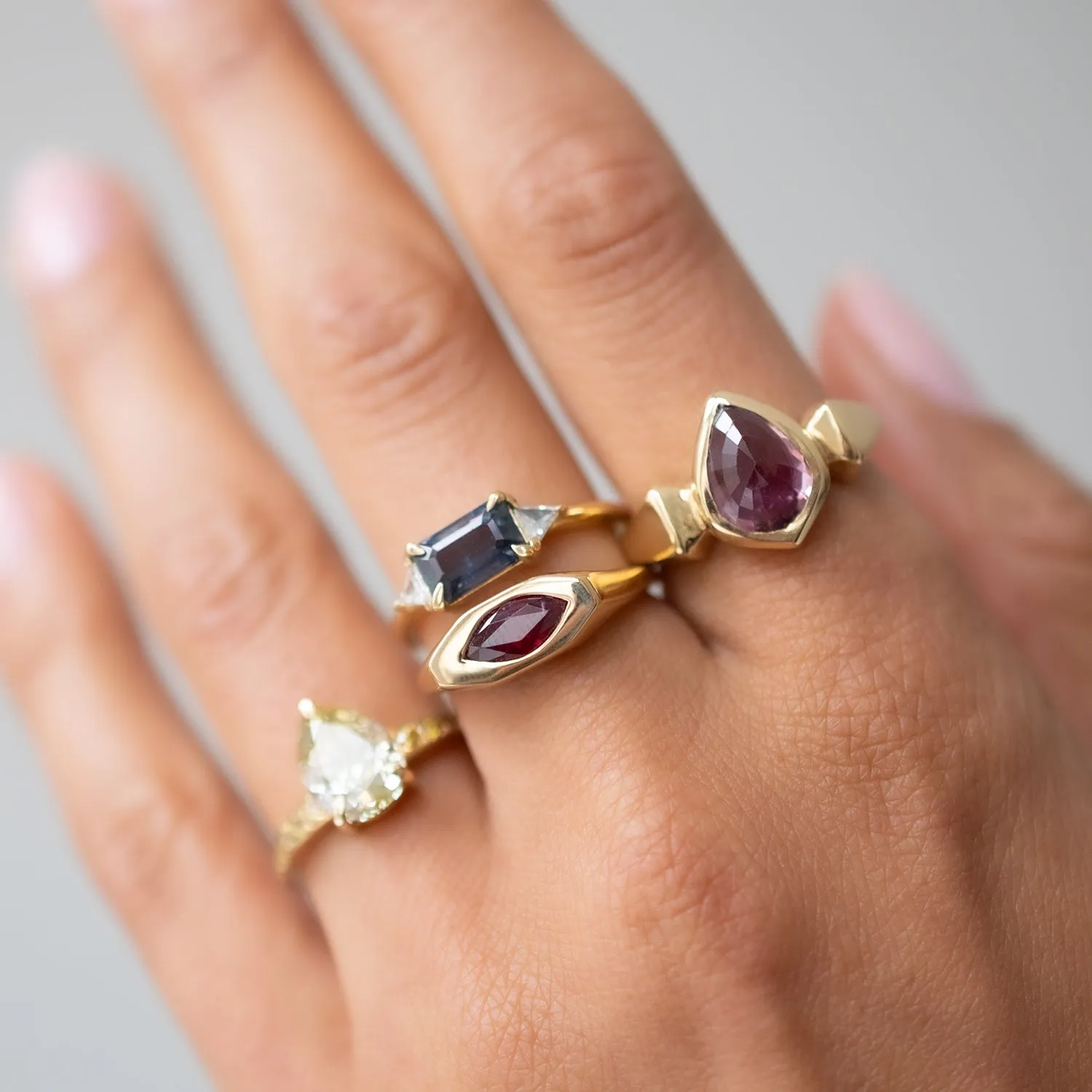 Canary Diamond Radiance Ring