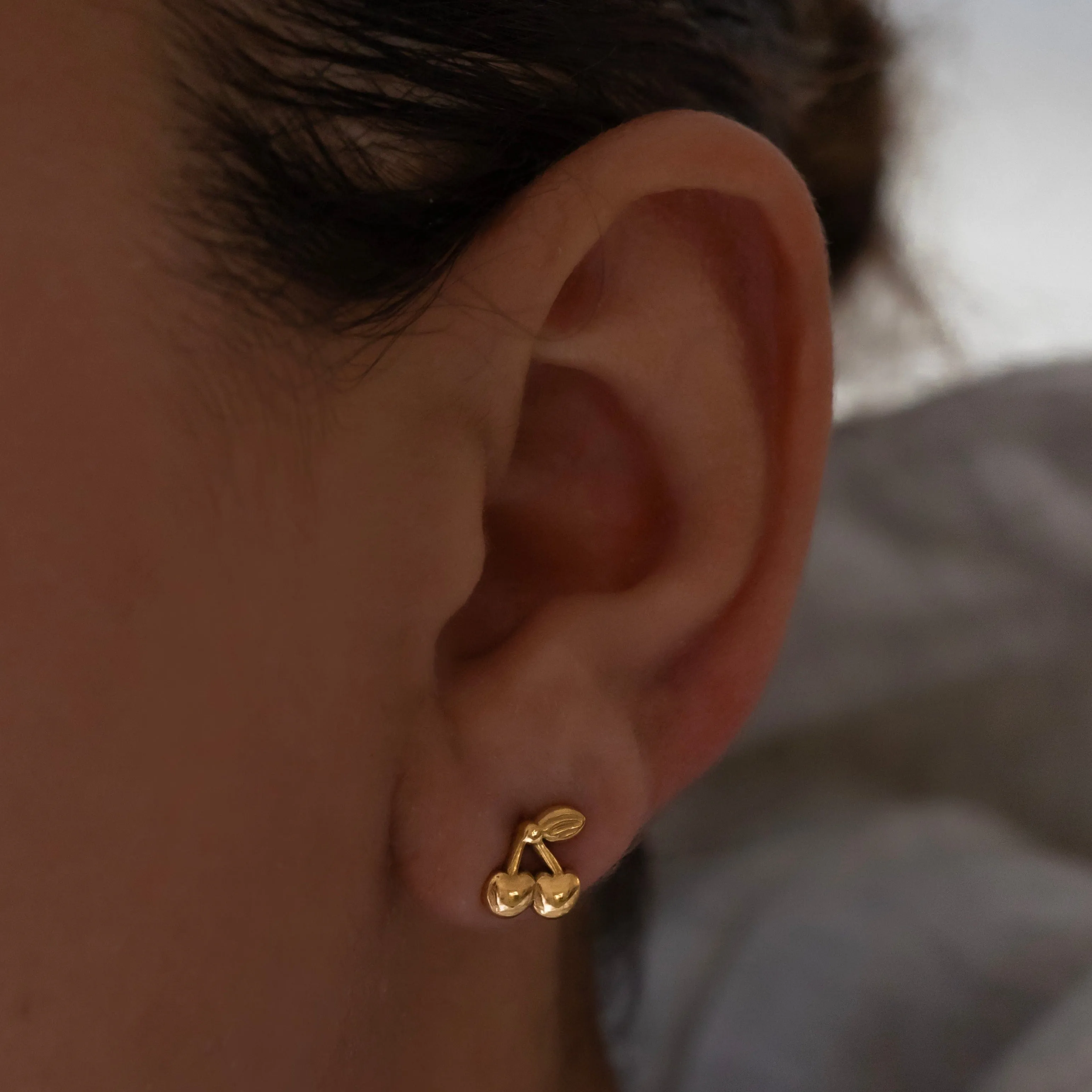 Cherry Stud Earrings