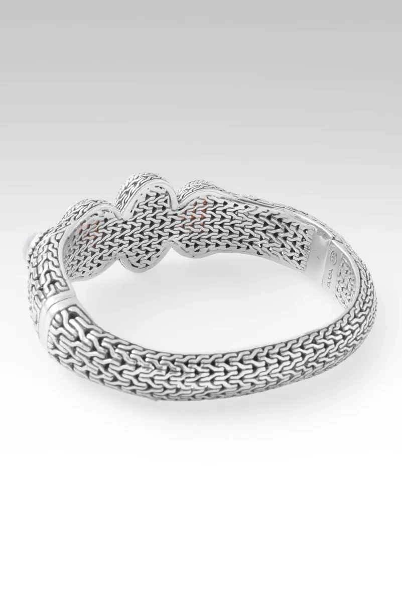 Choose Forgiveness Bangle Bracelet? in Garnet in Limestone, Orange Sunstone & White Moonstone