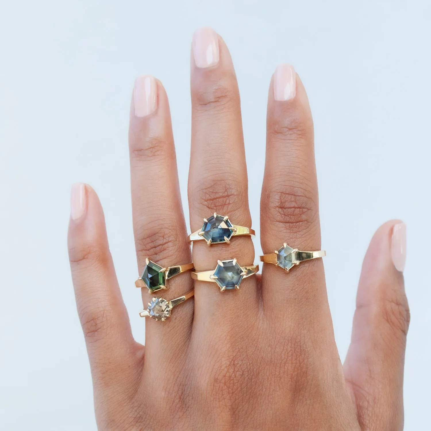Clear Skies Sapphire Ring